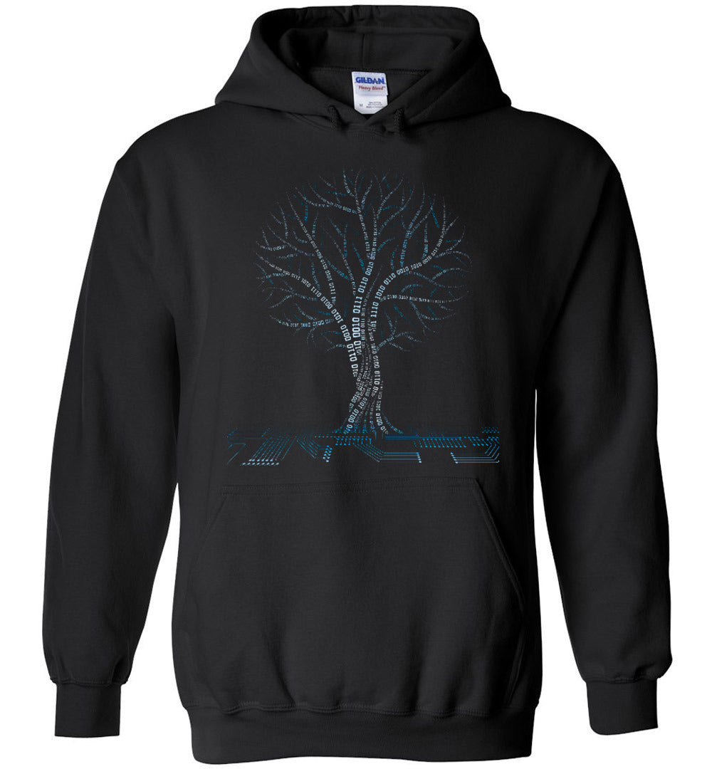 Binary tree hoodie TS
