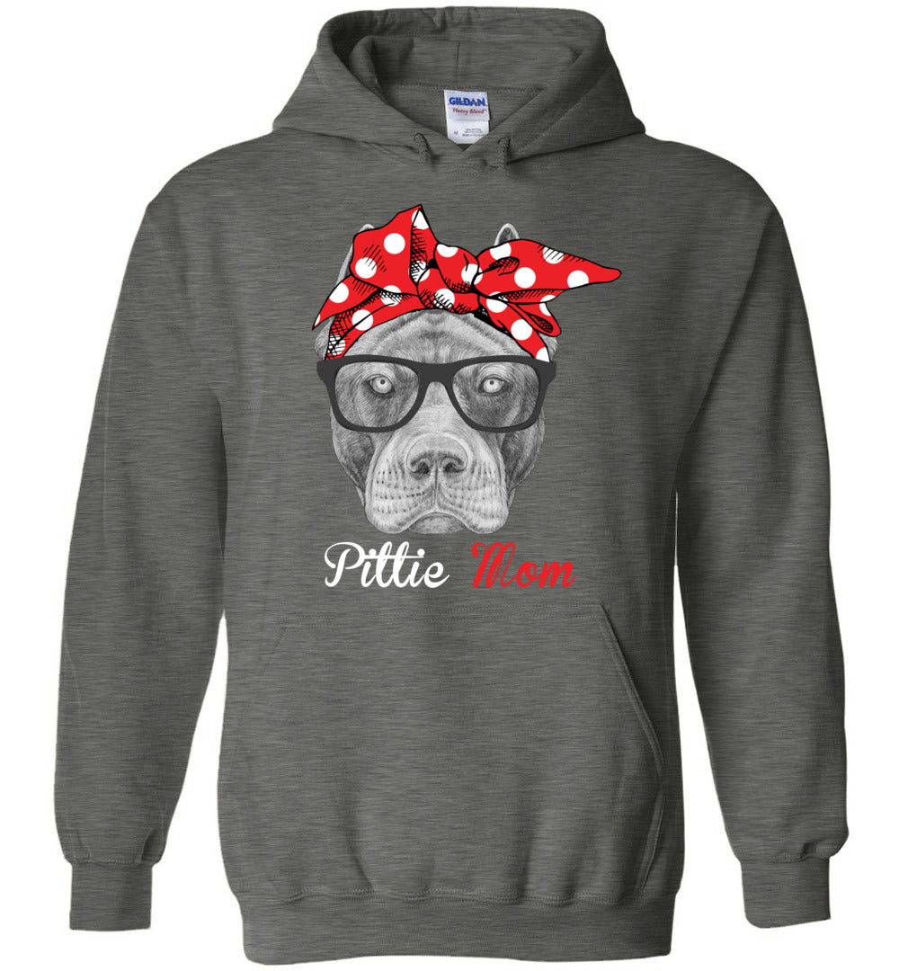 pittie mom hoodie ca1