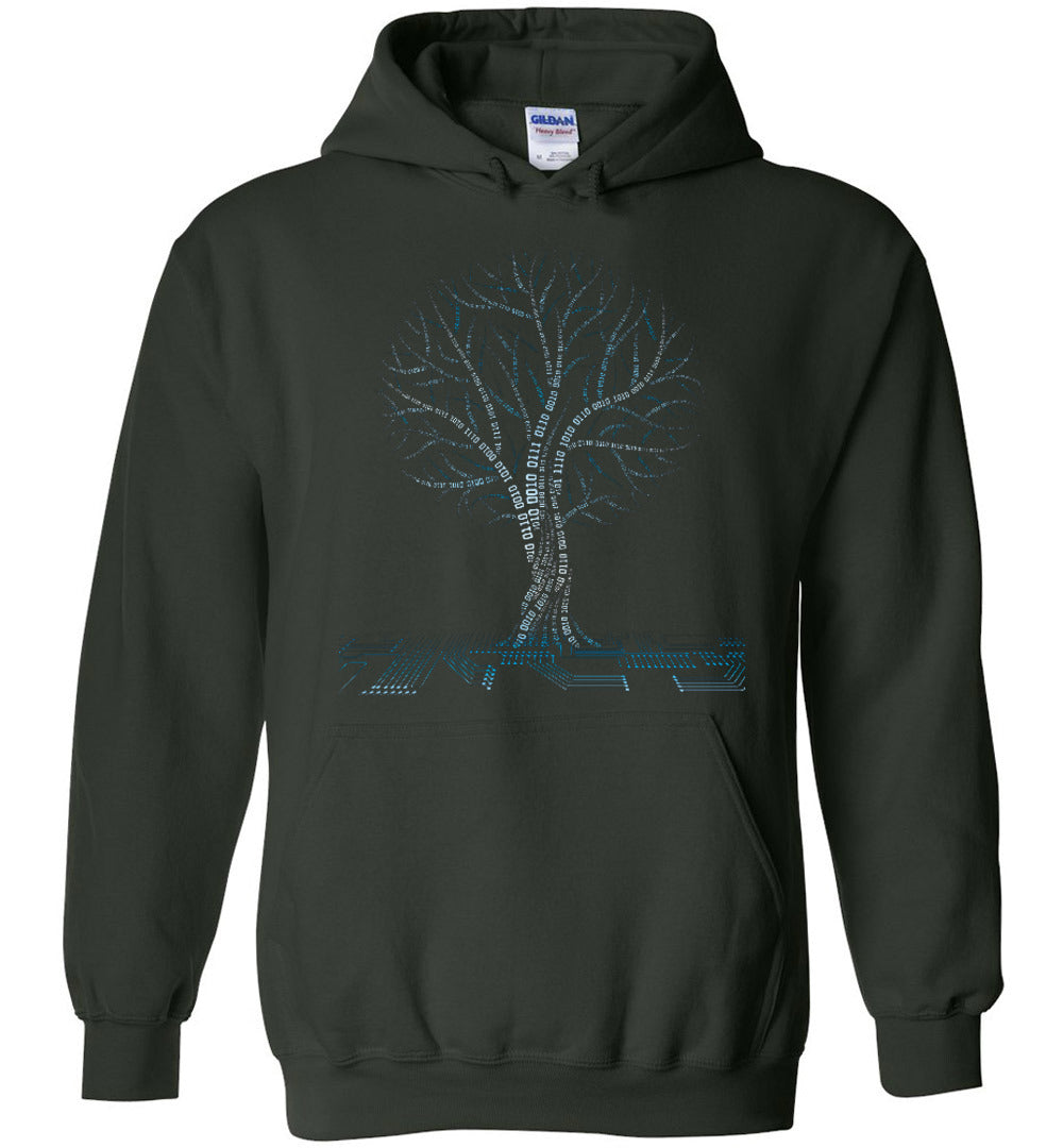 Binary tree hoodie TS