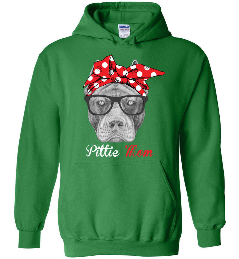 Pittie mom TS hoodie