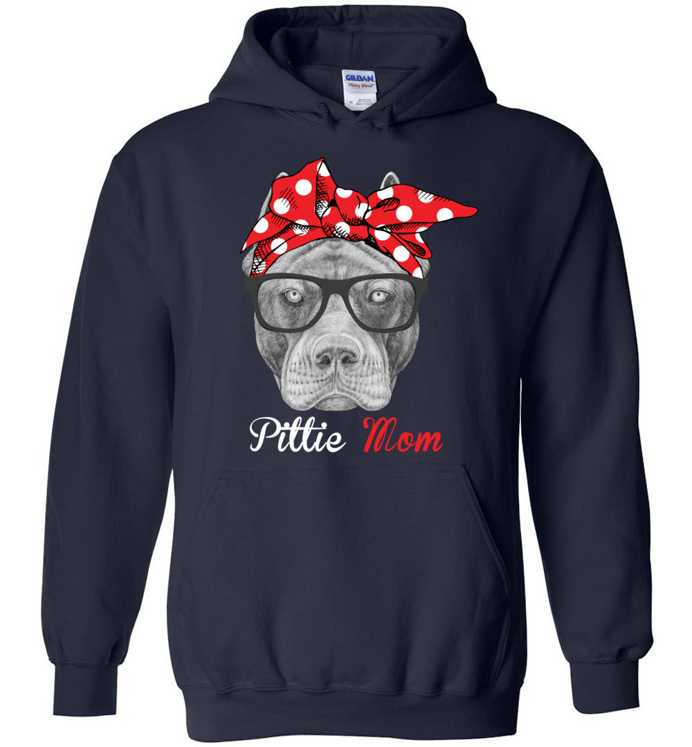 Pittie mom TS hoodie