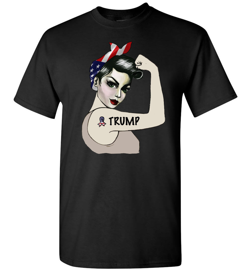 Trump support lady