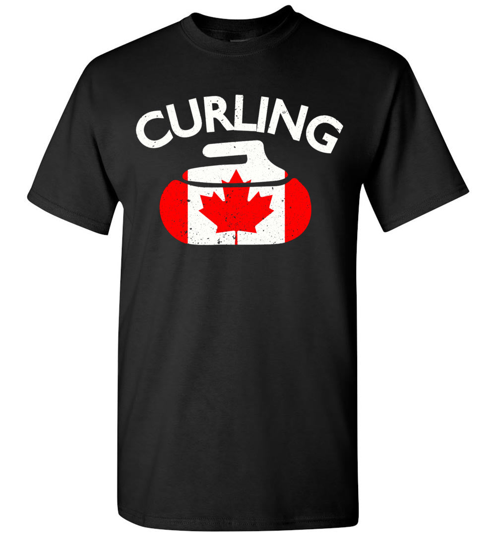 2023 Canadian Flag Curling Canada Pride Winter Sports Unisex Kids Shirt Gift Boy Girl