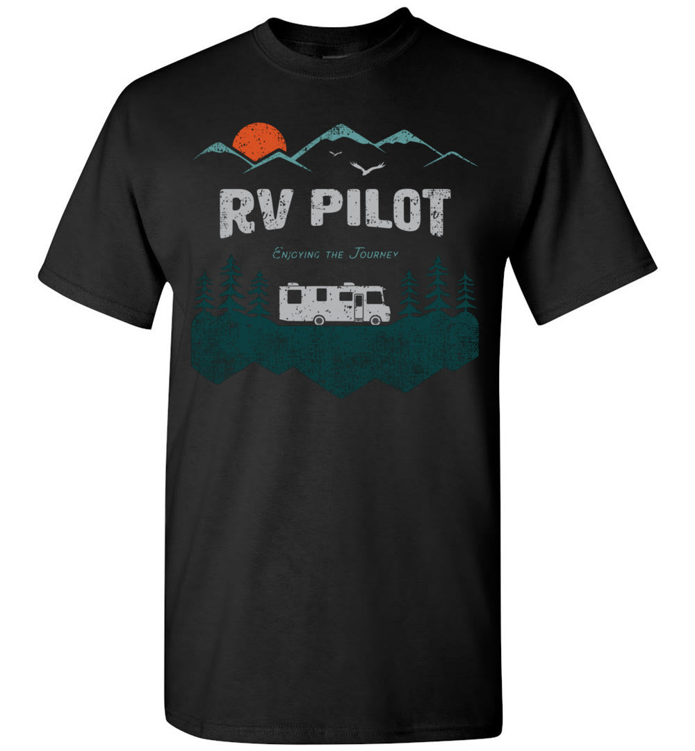 2022 Rv Pilot Camping Motorhome Travel Vacation Camper Camp Unisex Shirt Gift Women Men