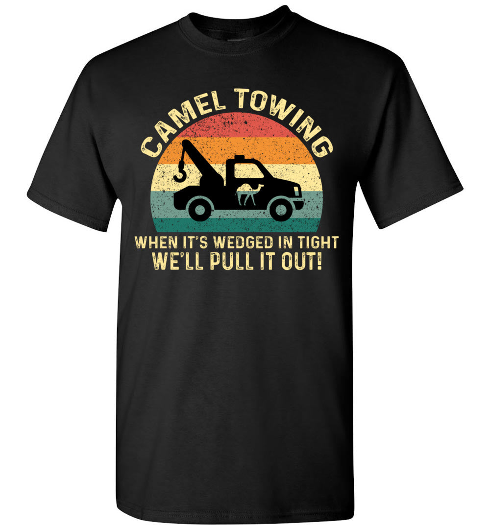 2023 Camel Towing Retro Adult Funny Halloween Humor Saying Unisex Shirt Gift Women Men