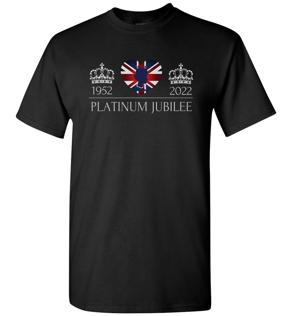 British Queen Monarchy Platinum Jubilee 70th Anniversary 1952 2022 (1) Unisex Shirt Gift Women Men