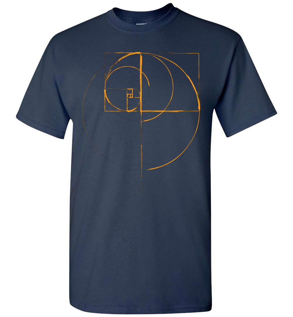 2023 Fibonacci Golden Ratio Circle Math Science Nerd Geek Nerdy Geeky Unisex Shirt Gift Men Women