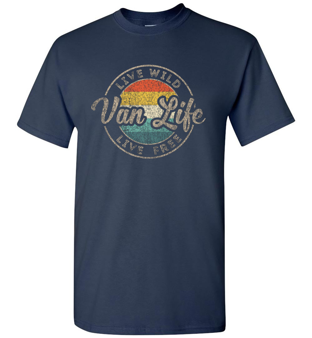 Van Life Clothing Retro Vintage Van Dwellers Vanlife Nomads Unisex Shirt Gift Women Men