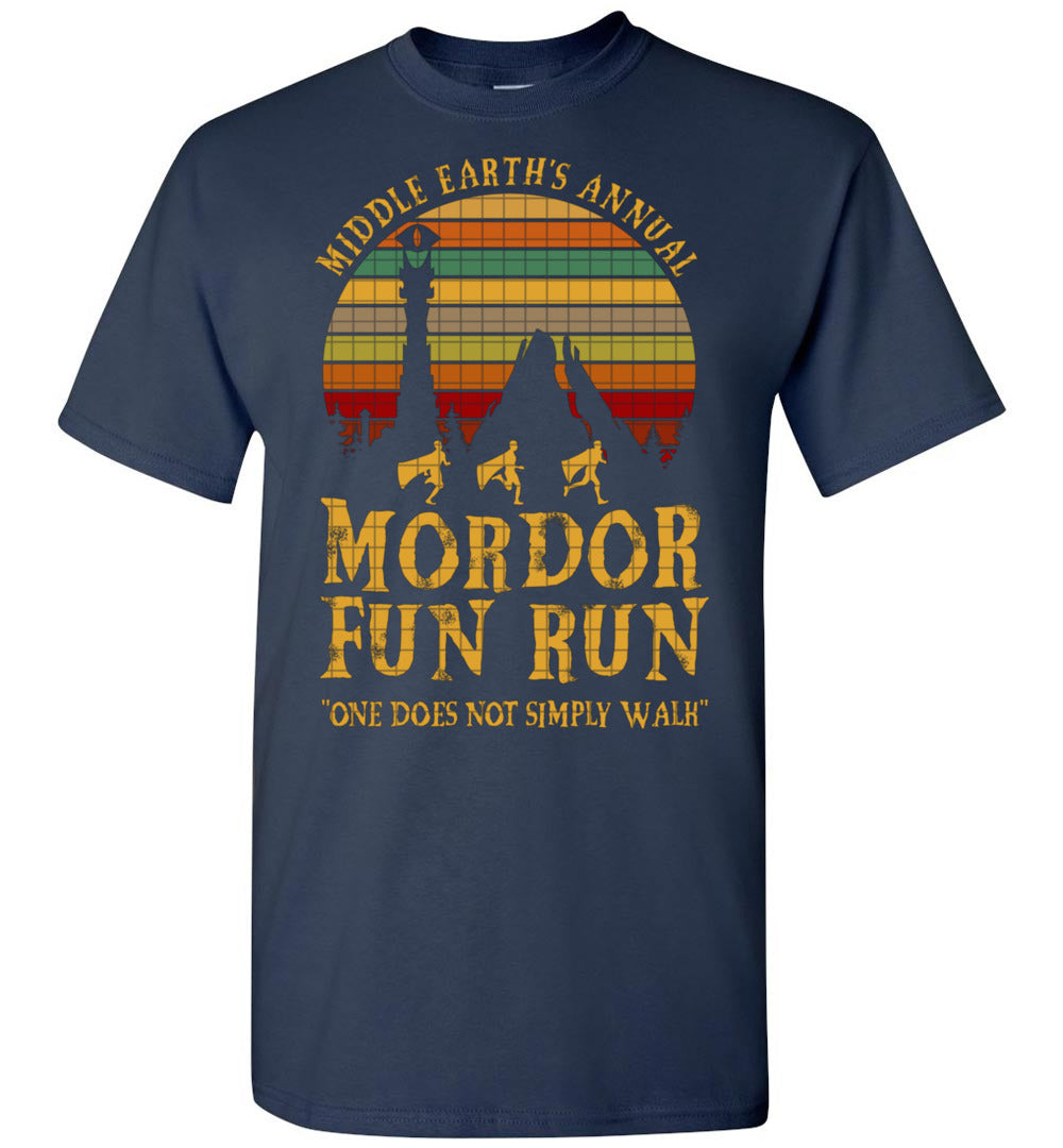 2023 Middle Earths Annual Mordor Fun Run One Does Not Simply Walk Unisex Tee Shirt Gift Women Men