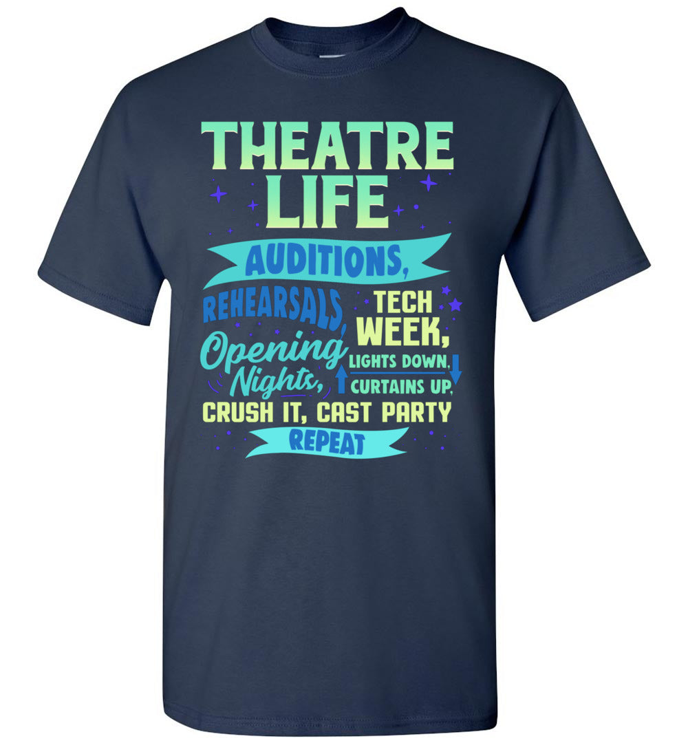 2023 Theatre Nerd Actor Actress Funny Musical Theater Thespian Unisex Shirt Gift Women Men