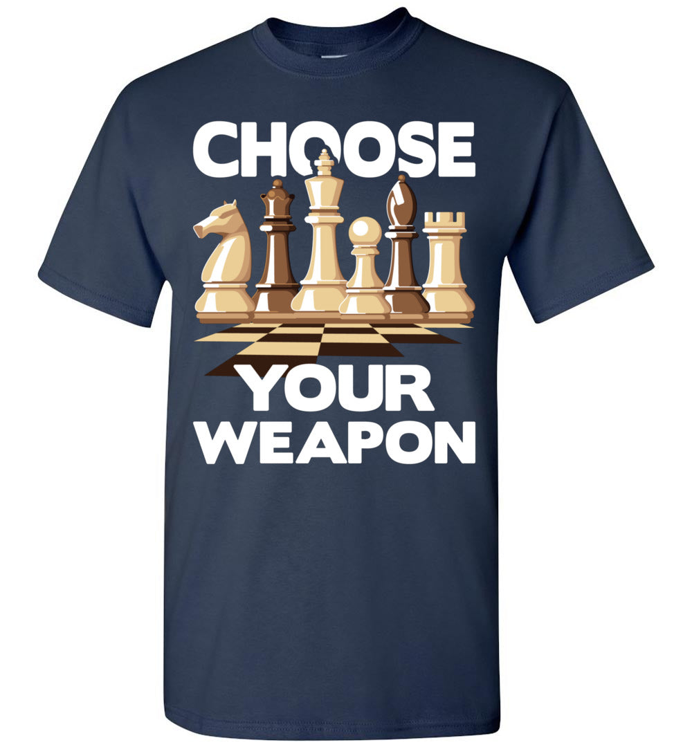 2023 Choose Your Weapon Funny Chess Player Chess Lover Chess Boxing Chessboxing Unisex Shirt Gift