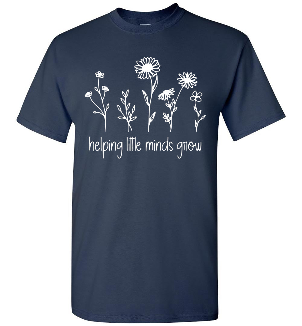 2023 Back to School Helping Little Minds Grow Teachers Inspiring Motivational Teaching Unisex Shirt