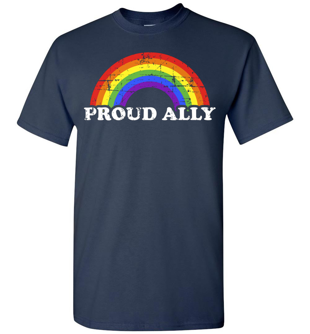 Proud Ally with Rainbow