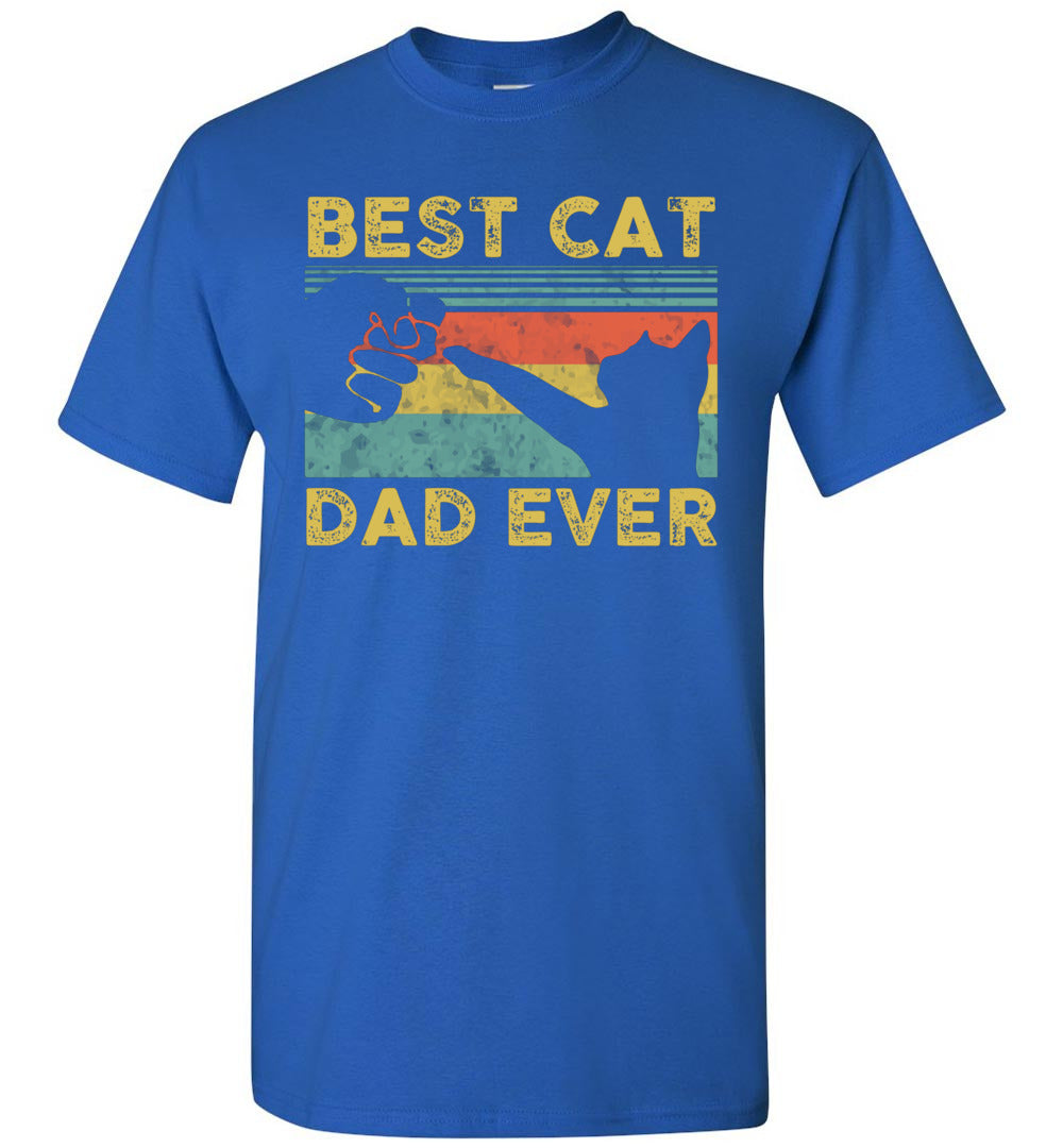 2023 Best Cat Dad Ever Tee Funny Cat Daddy Father's Day Unisex Shirt Gift Women Men