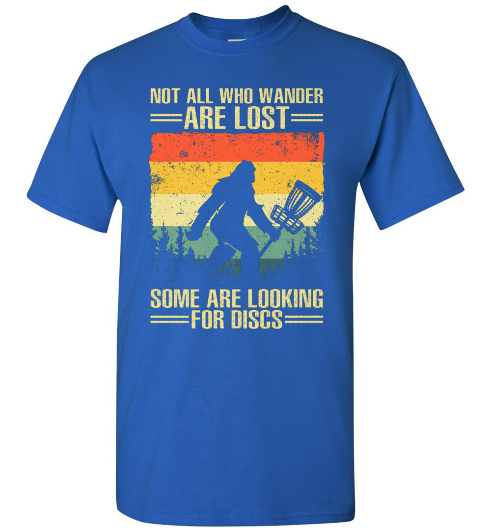 2023 Not All Who Wander are Lost Funny Disc Golf for Disc Golf Player Disc Golfing Golfer Shirt Gift