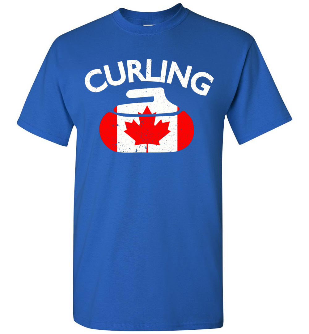 2023 Canadian Flag Curling Canada Pride Winter Sports Unisex Kids Shirt Gift Boy Girl