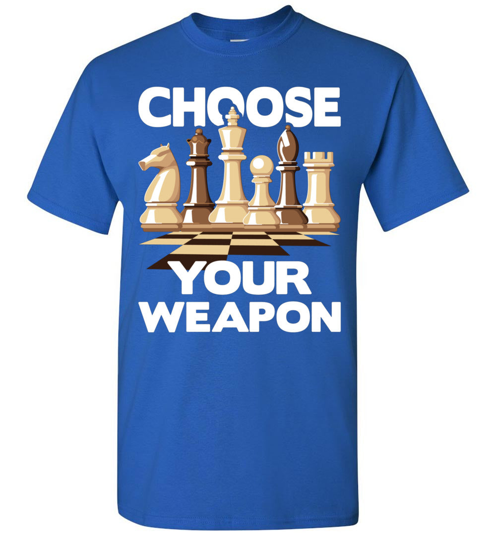 2023 Choose Your Weapon Funny Chess Player Chess Lover Chess Boxing Chessboxing Unisex Shirt Gift