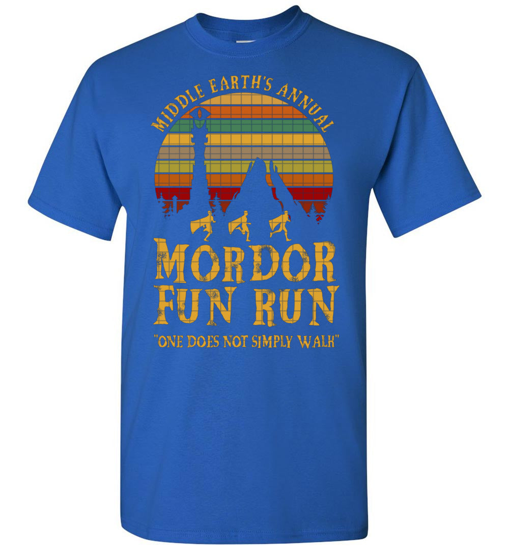2023 Middle Earths Annual Mordor Fun Run One Does Not Simply Walk Unisex Tee Shirt Gift Women Men