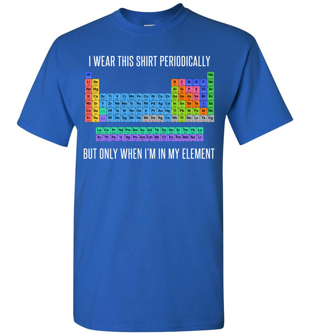 wear shirt periodically CA1 TS