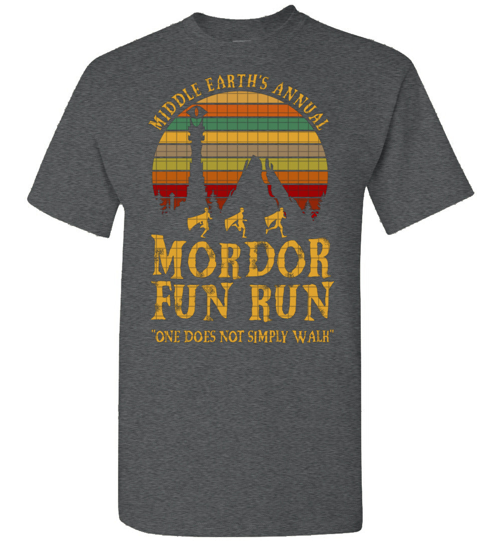 2023 Middle Earths Annual Mordor Fun Run One Does Not Simply Walk Unisex Tee Shirt Gift Women Men