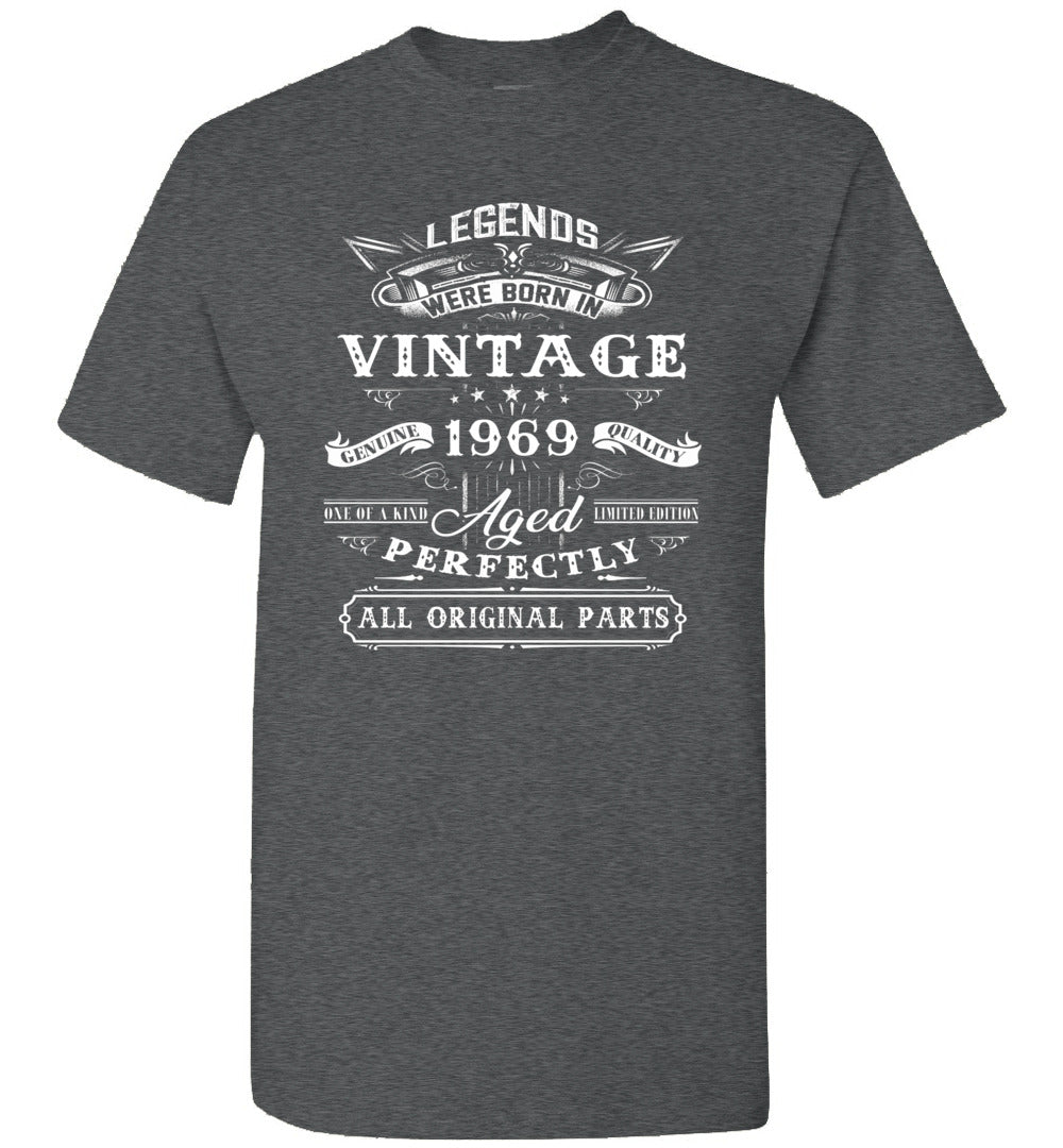 53rd Birthday Gift for Legends Born 1969 53 Years Old Vintage Gift Unisex Shirt Women Men