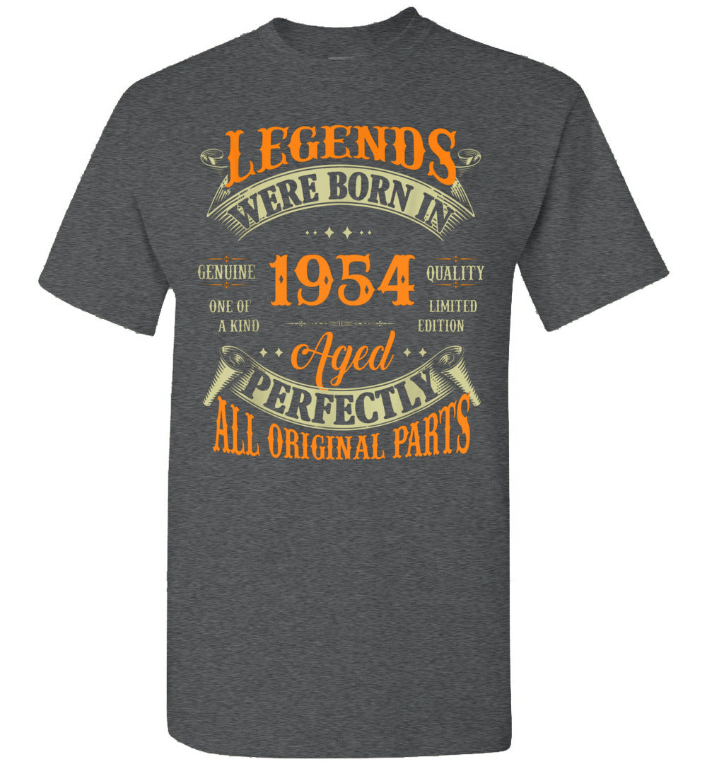 2023 68th Birthday Tee Vintage Legends Born in 1954 68 Years Old Gift Unisex Shirt Women Men