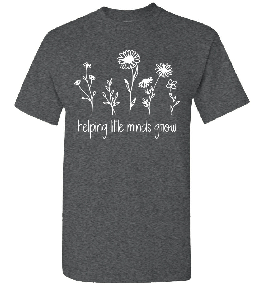 2023 Back to School Helping Little Minds Grow Teachers Inspiring Motivational Teaching Unisex Shirt