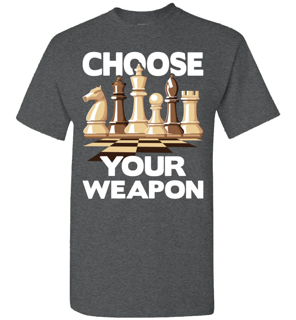 2023 Choose Your Weapon Funny Chess Player Chess Lover Chess Boxing Chessboxing Unisex Shirt Gift