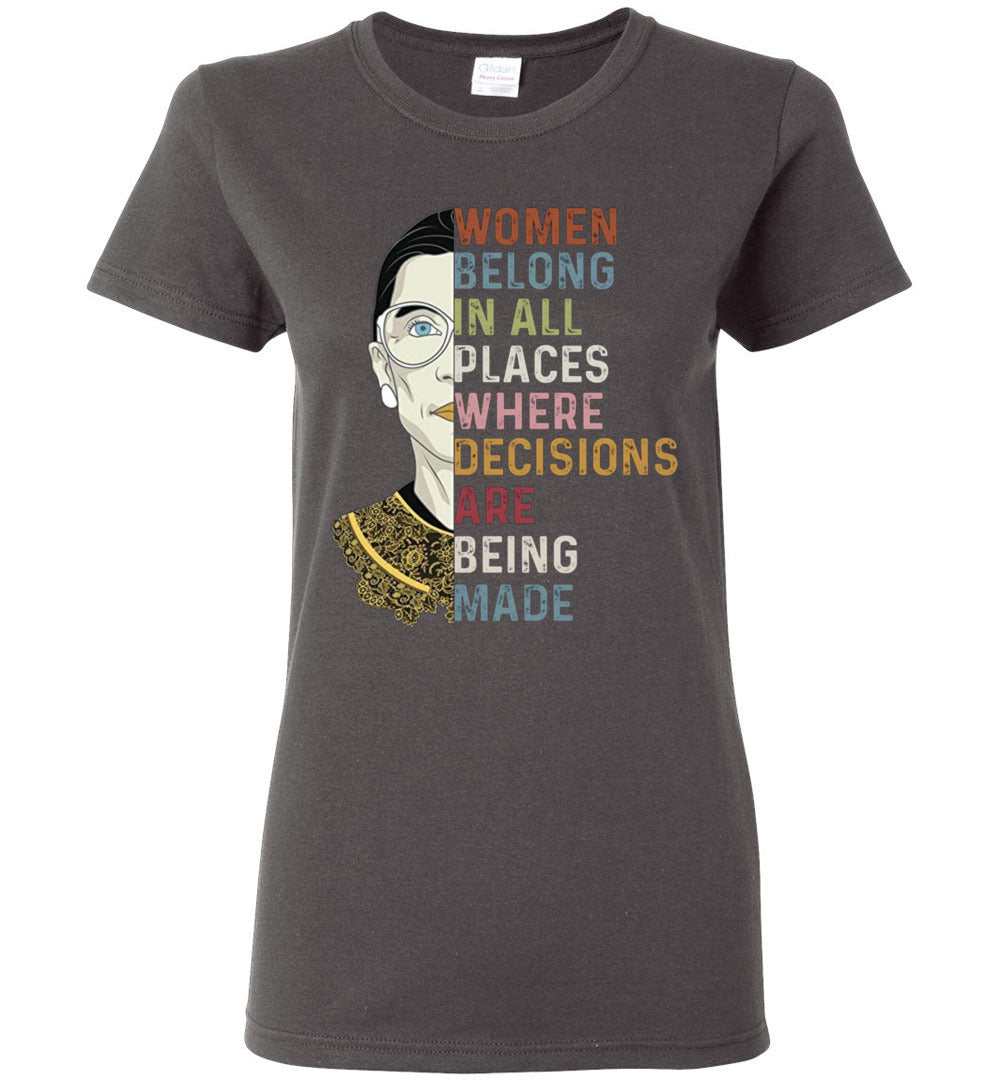 women belong women shirt ruth rbg TS