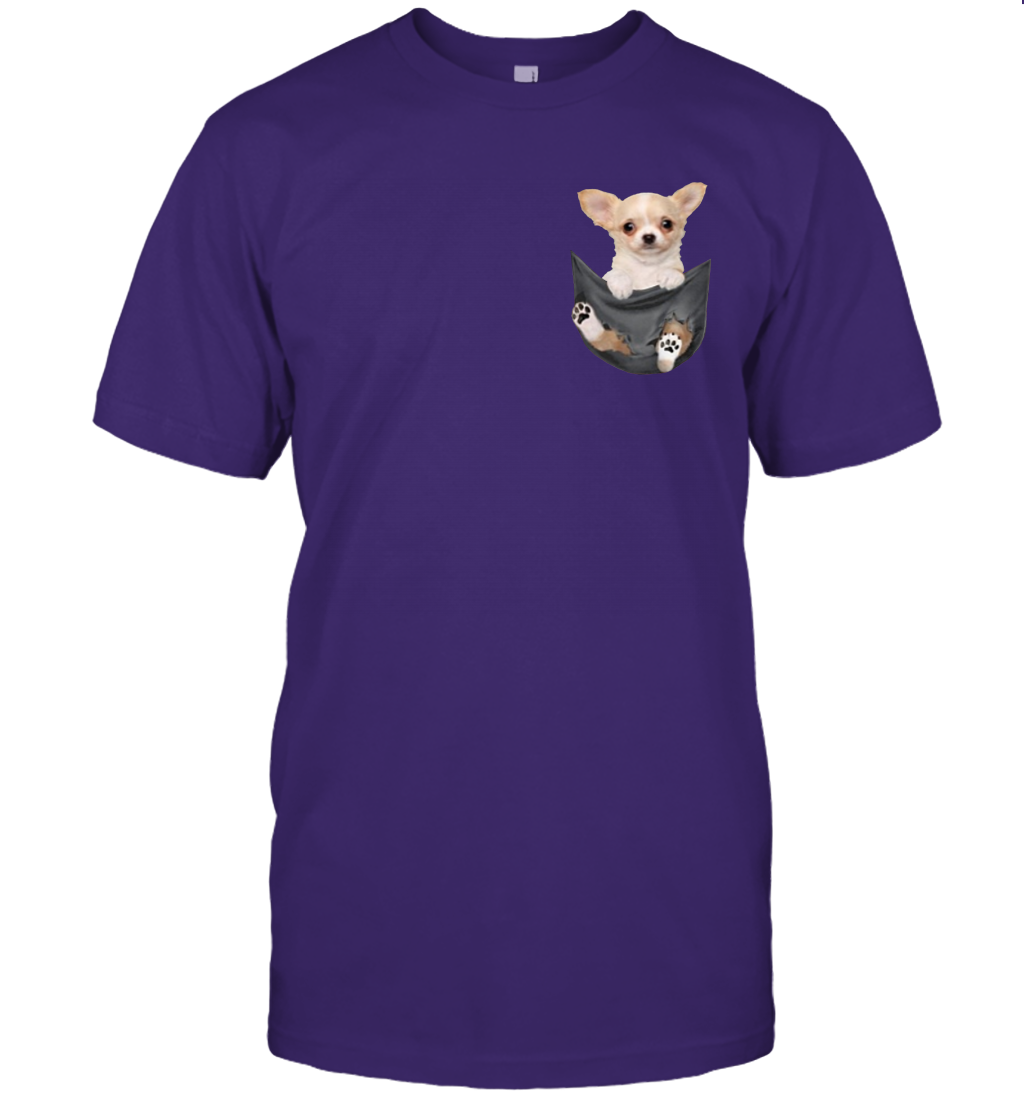 Chihuahua in your pocket unisex shirt gift for dogs lovers owners