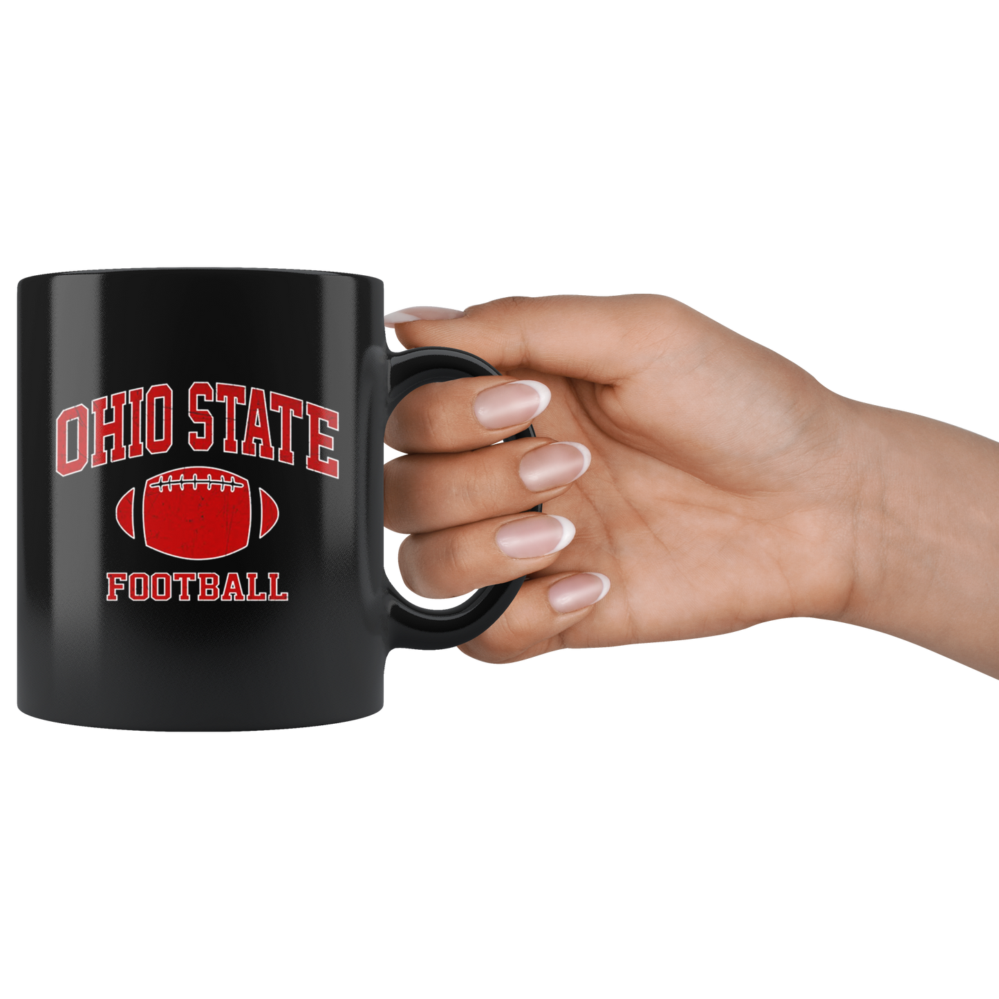 ohio state football black mug ca7