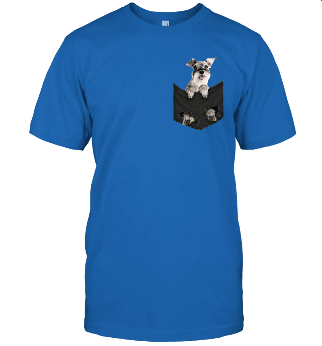 Schnauzer in your pocket unisex shirt gift for dogs lovers owners