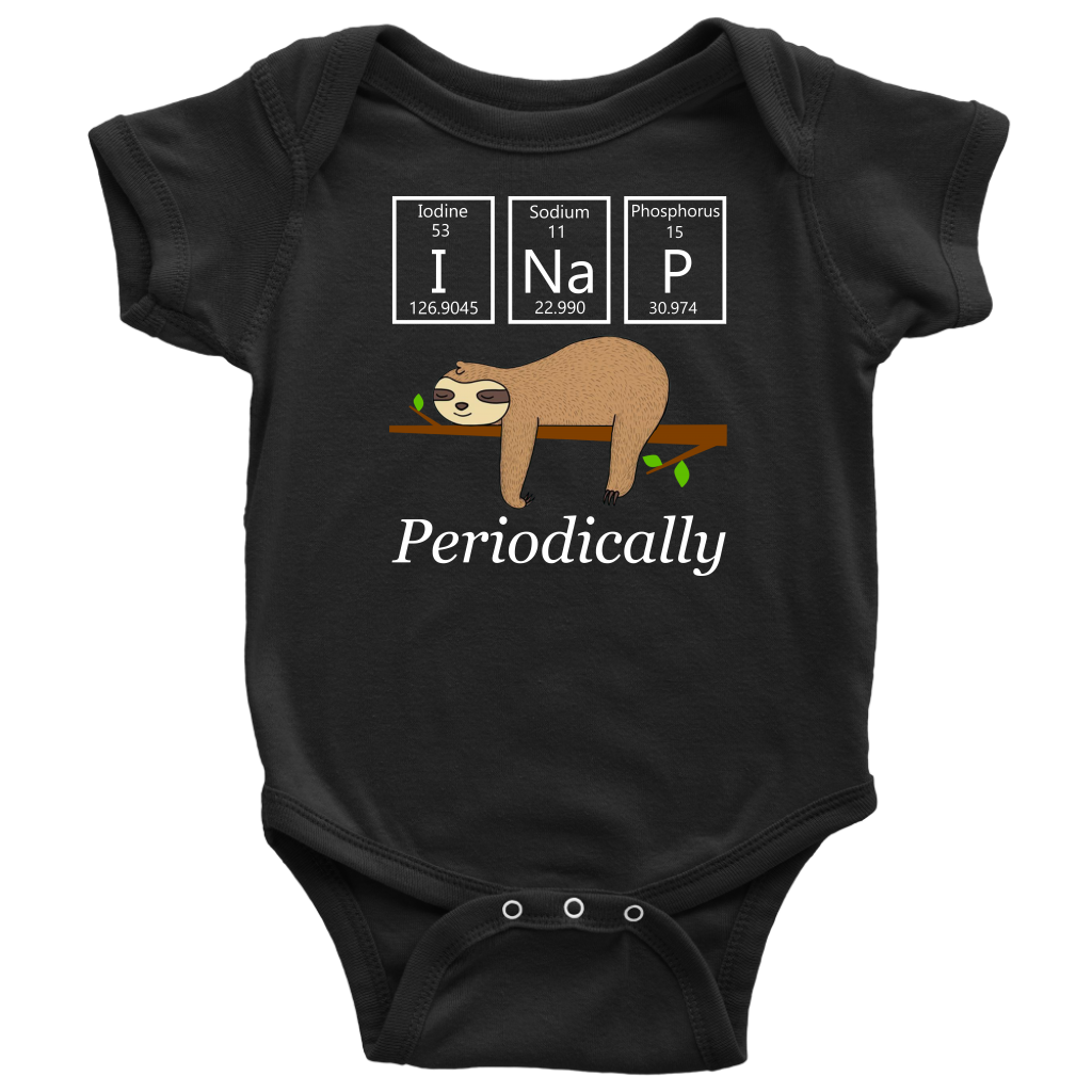 Sloth Nap Periodically Body Suit Onesie