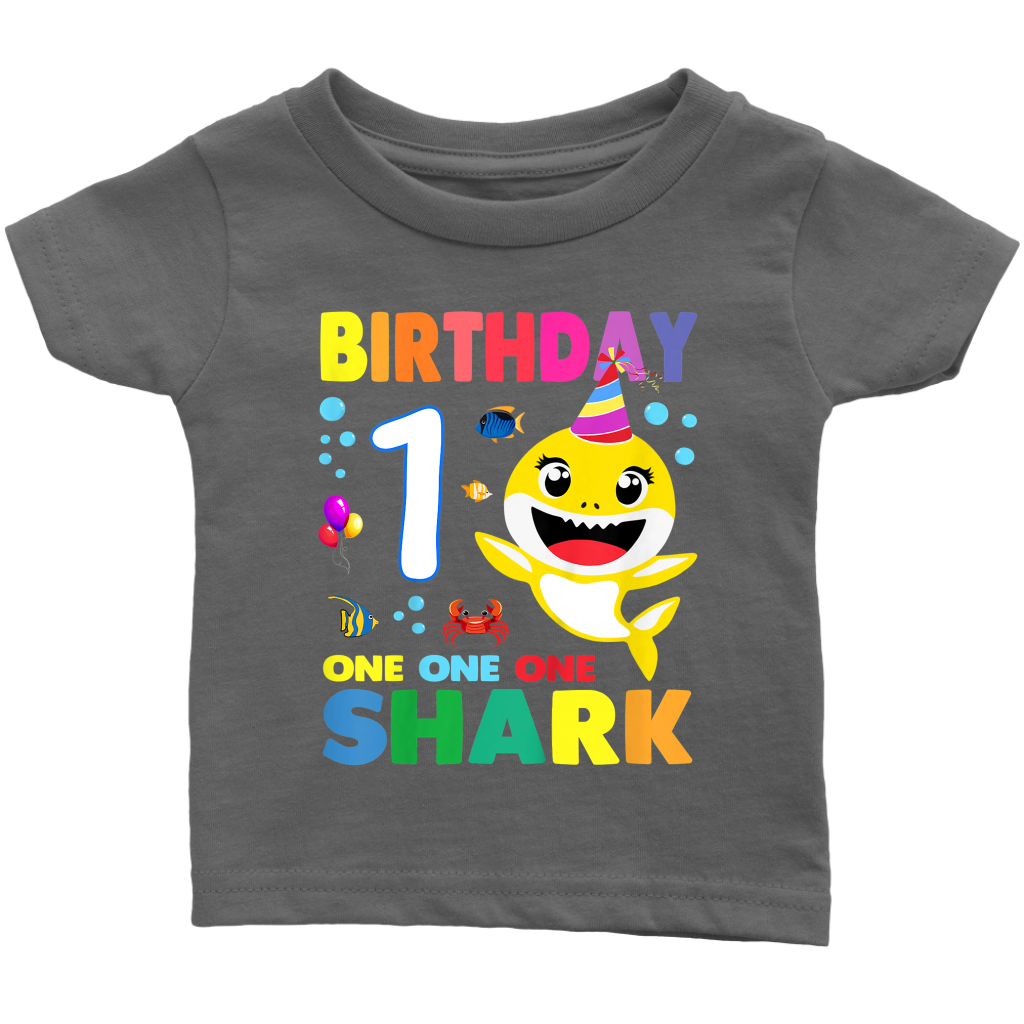 baby shark yellow 1 year old