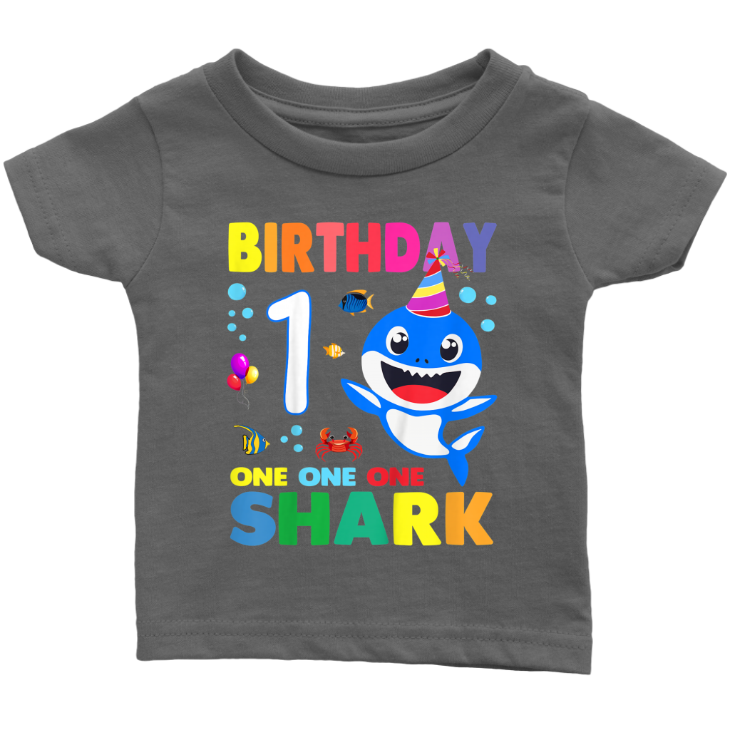 shark birthday 1 one year teelaunch