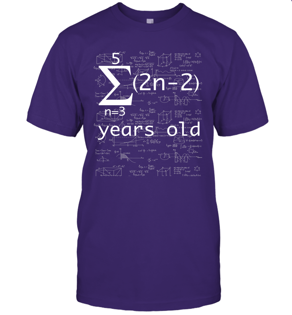 Funny Math 18th Birthday Shirt for 18 Years Old Nerdy Geeky Nerds Geeks Science Lovers