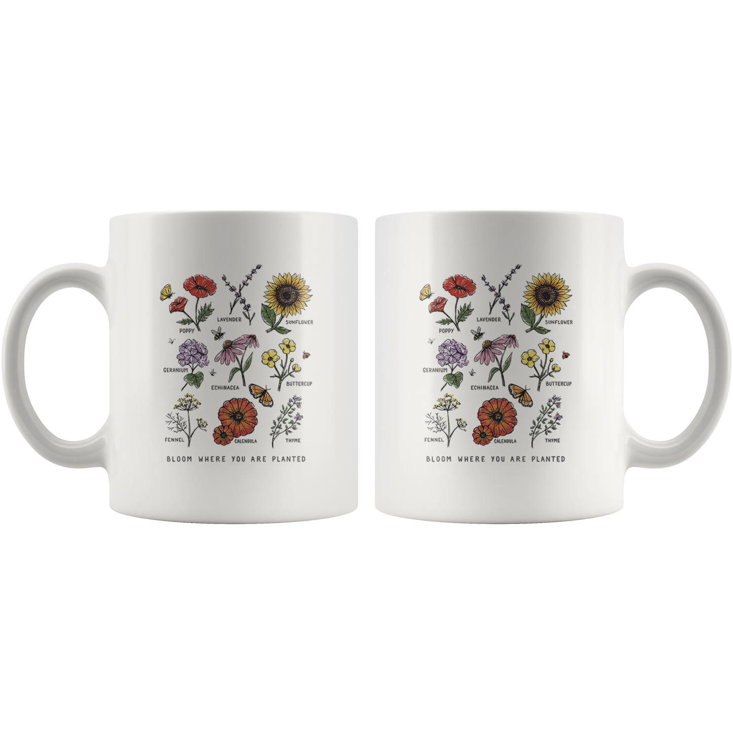 Bloom where you are planted ca1 mug teelaunch