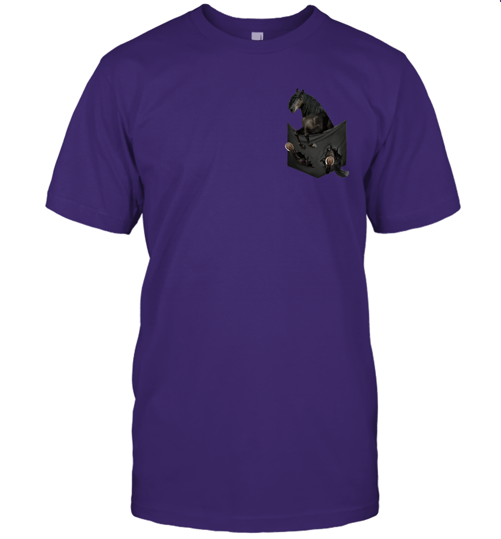 Friesian Horse in your pocket unisex shirt gift for horse lovers owners