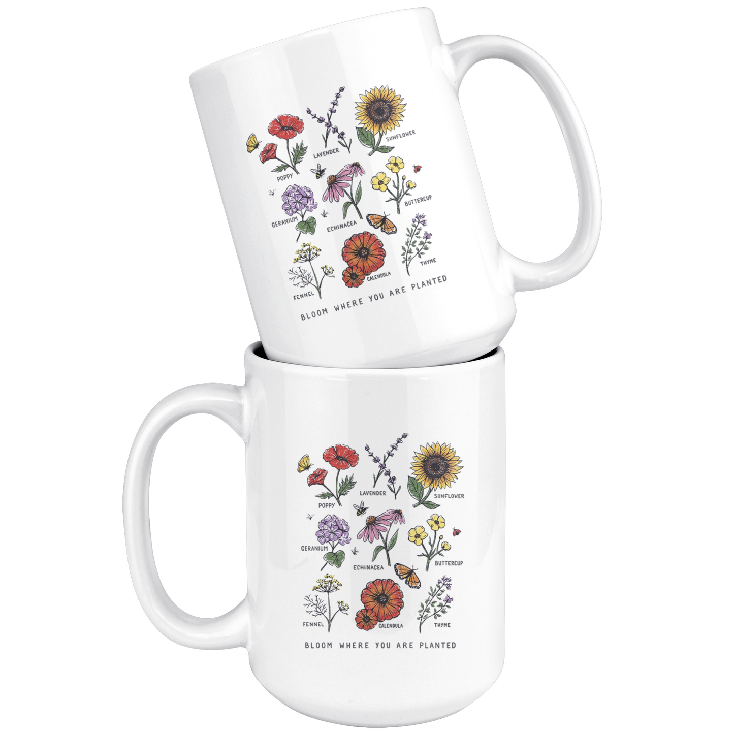 Bloom where you are planted ca1 mug teelaunch