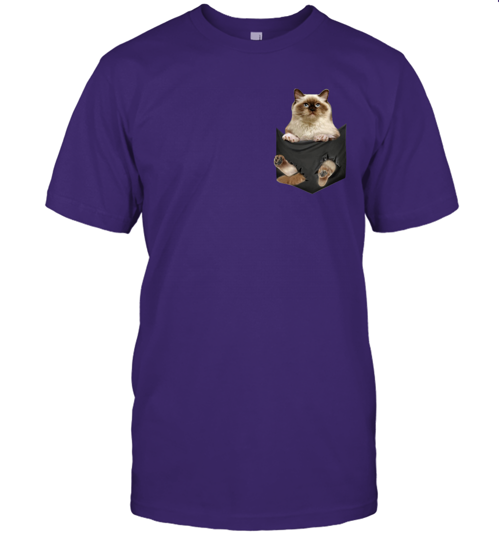 Cat Hymalayan in your pocket unisex shirt gift for cats lovers owners