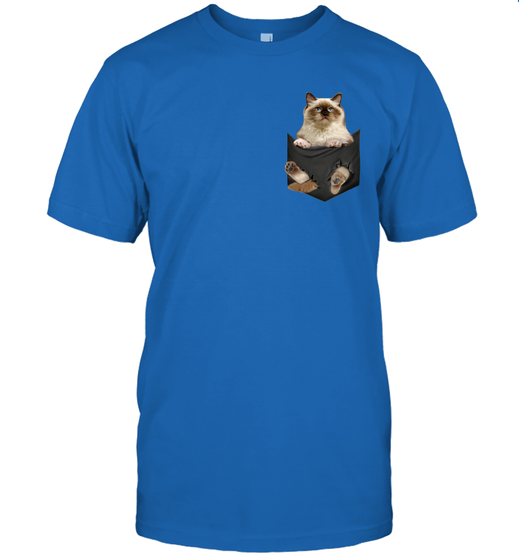 Cat Hymalayan in your pocket unisex shirt gift for cats lovers owners