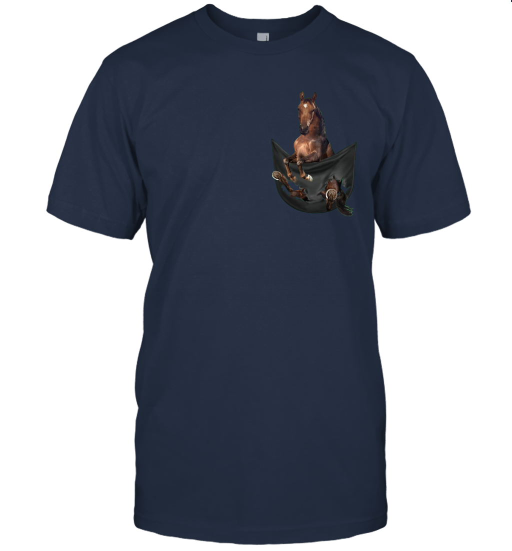 Horse Thoroughbred in your pocket unisex shirt gift for horse lovers owners