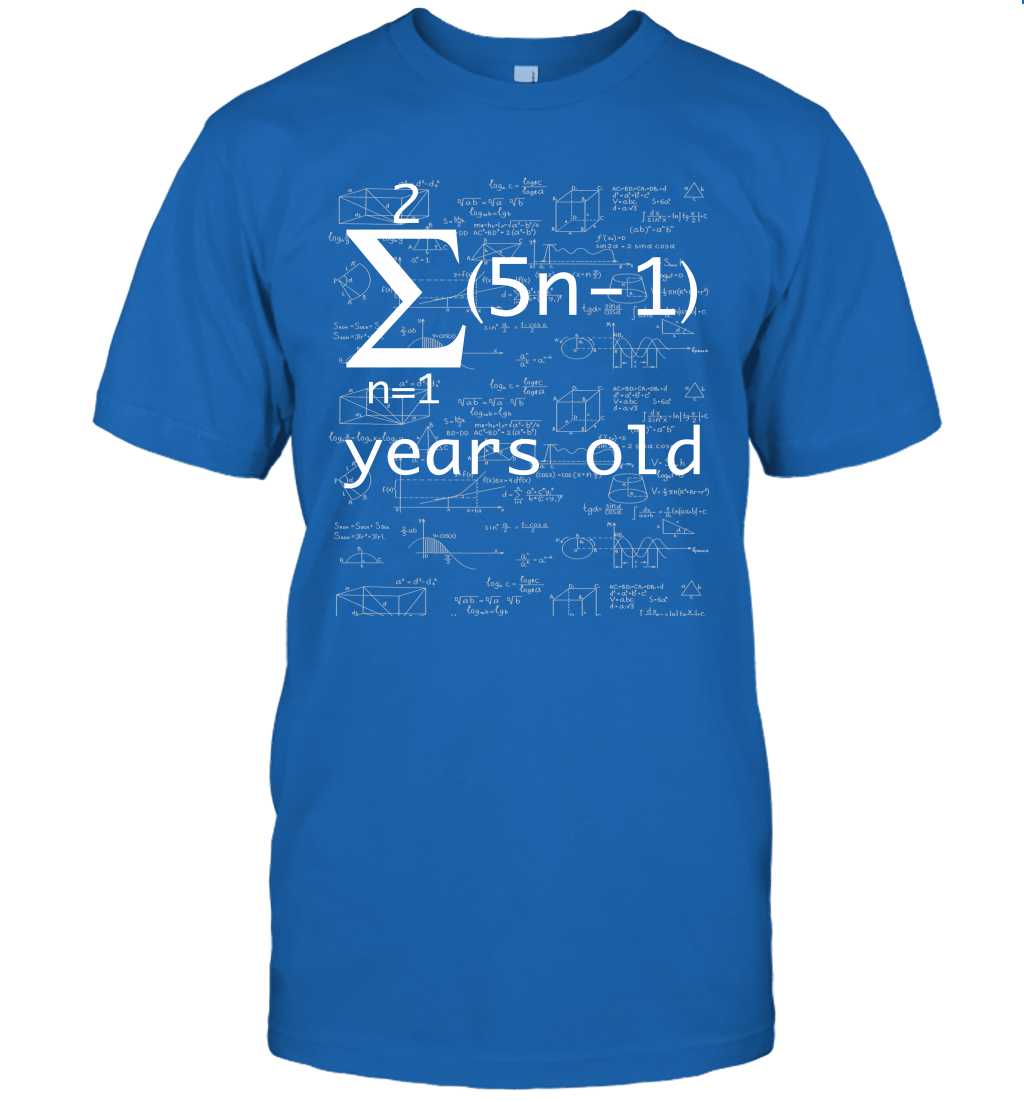 Funny Math 13th Birthday Shirt for 13 Years Old Nerdy Geeky Boys Girls Science Lovers