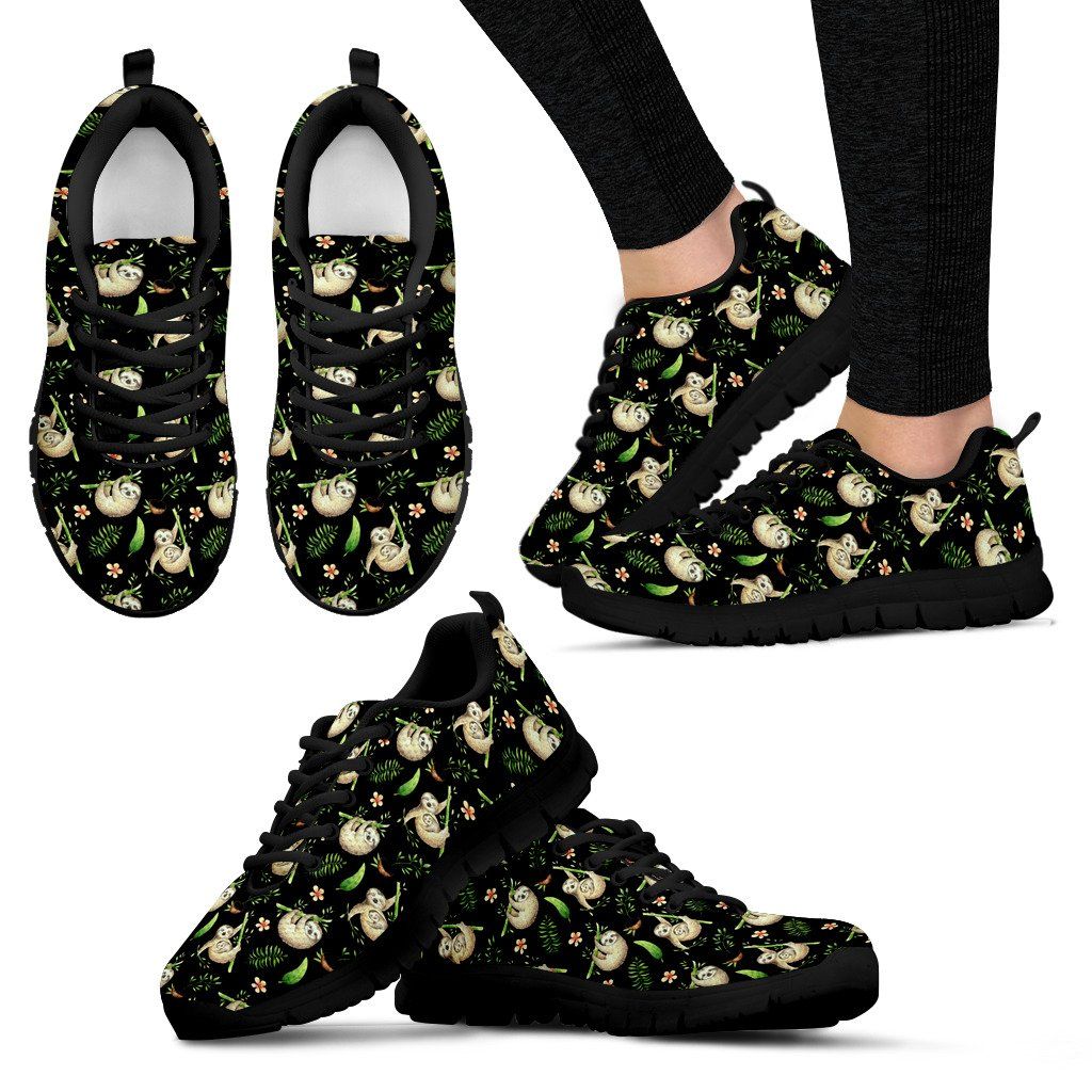 Women Sloth Shoes Sneakers for Sloth Animal Lovers