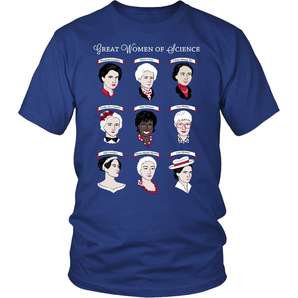 T-shirt - Cool Great Women Of Science T Shirts Gifts For Women Men