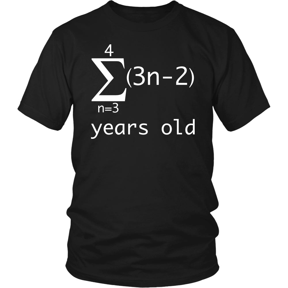 T-shirt - Funny Math Geek T Shirt-17 Years Old, 17th Birthday For Boys Girls