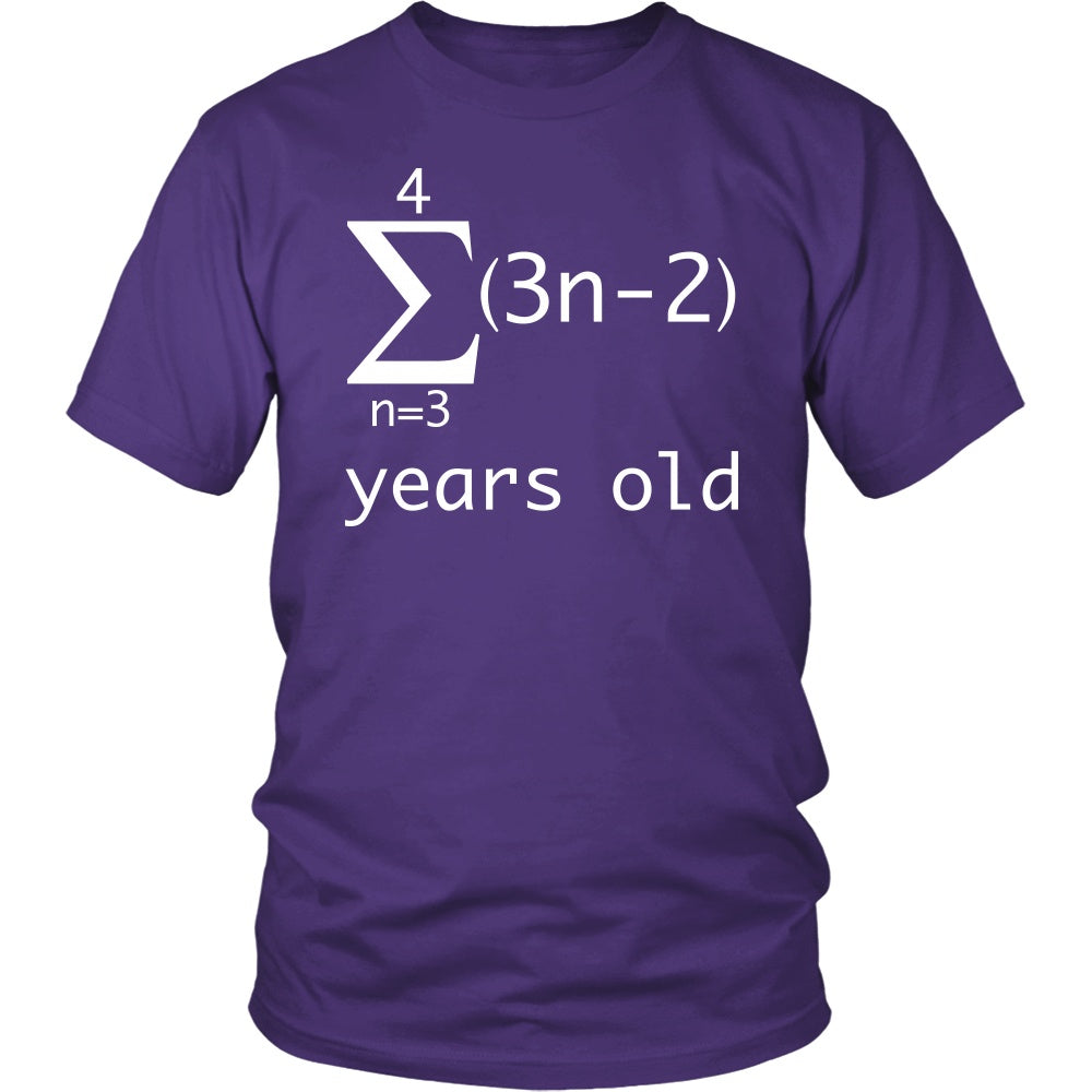 T-shirt - Funny Math Geek T Shirt-17 Years Old, 17th Birthday For Boys Girls