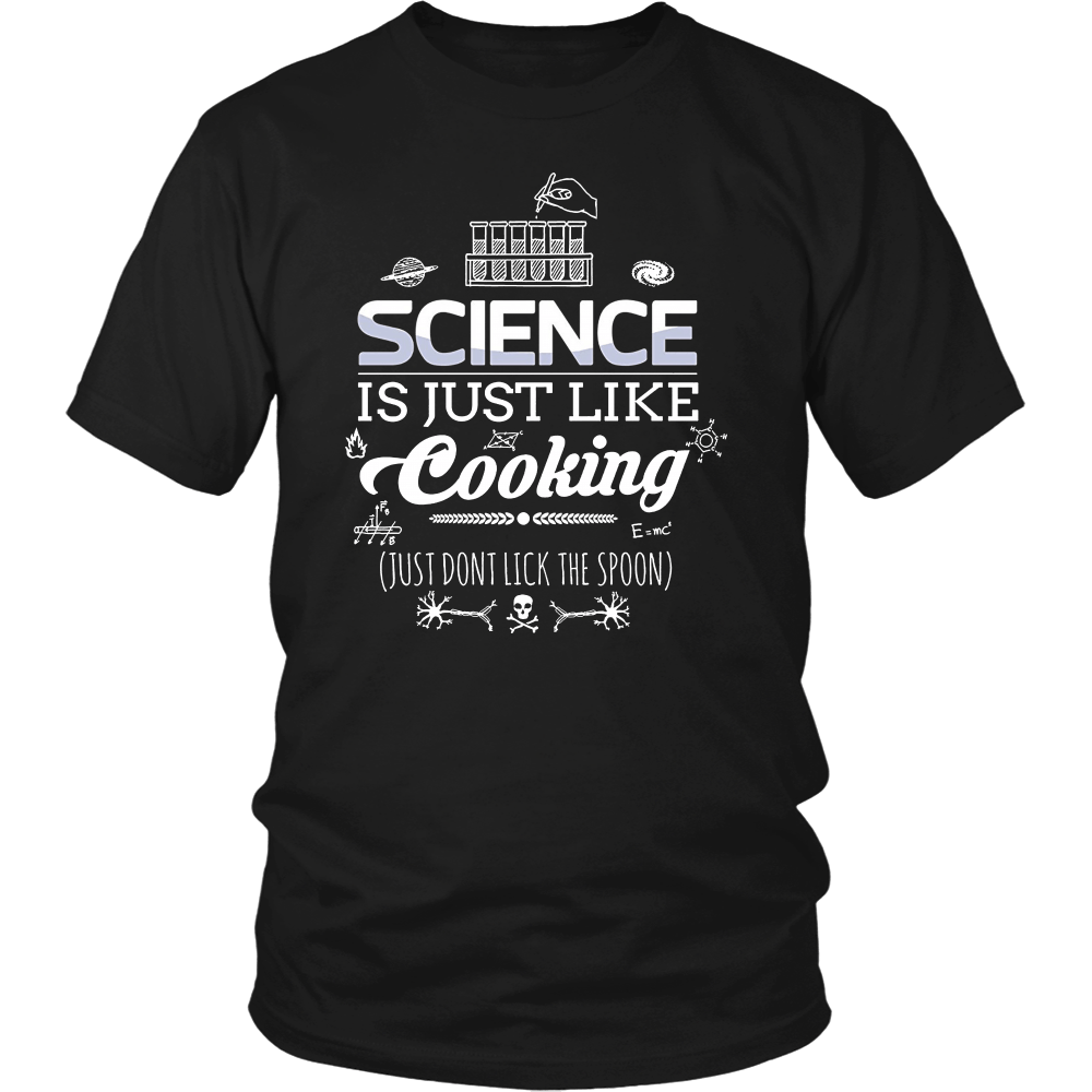 T-shirt - Funny Science Joke T Shirts Gifts-Science Like Cooking