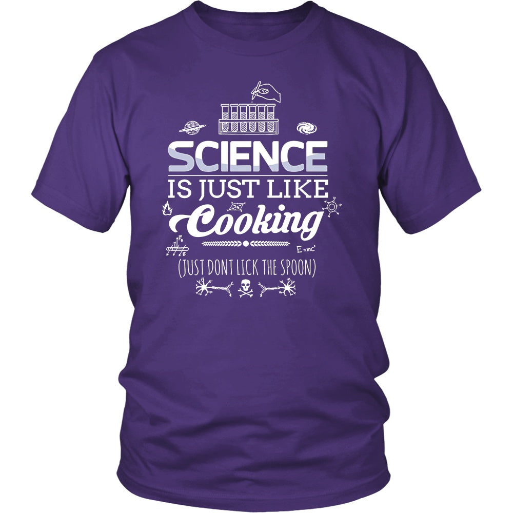 T-shirt - Funny Science Joke T Shirts Gifts-Science Like Cooking