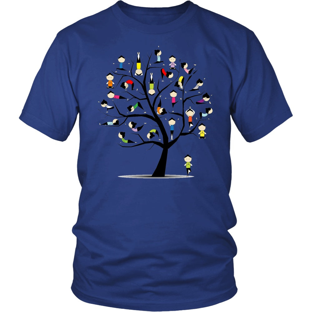 T-shirt - Funny Yoga Practice Tree Women Men T-Shirts Gift